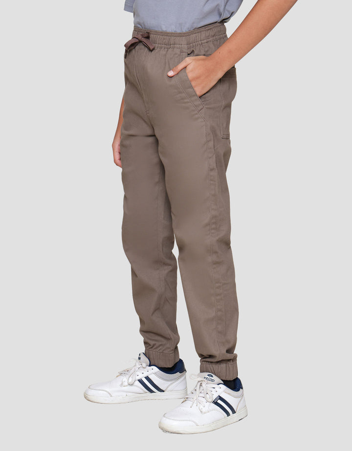 Nevada Twill Stretch Celana Jogger Anak Laki-laki