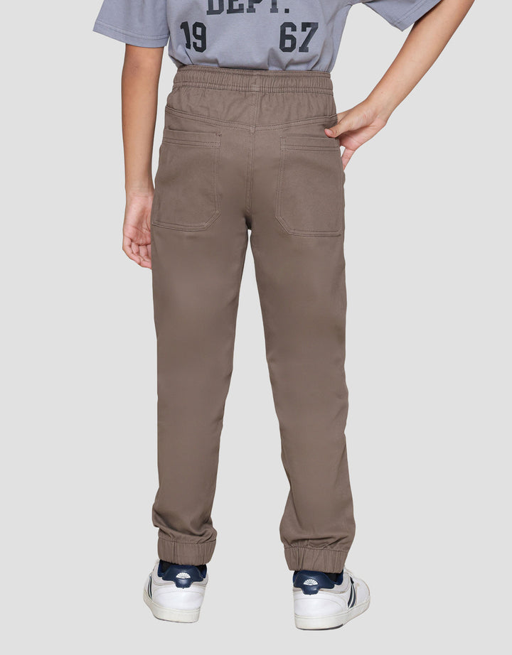 Nevada Twill Stretch Celana Jogger Anak Laki-laki