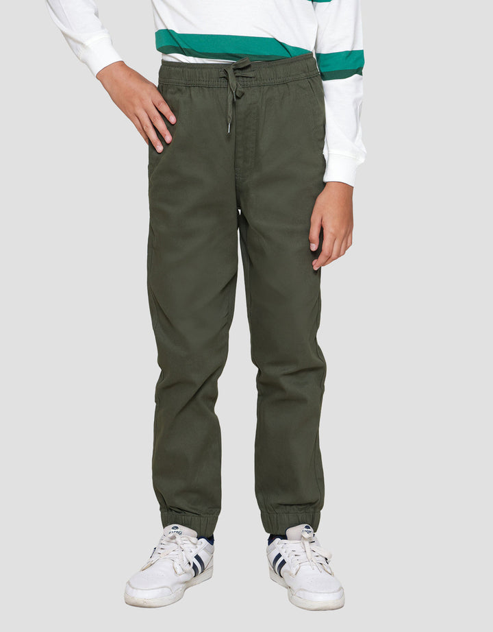 Nevada Twill Stretch Celana Jogger Anak Laki-laki