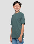Nevada Solid Color Kaos Henley Anak Laki-laki
