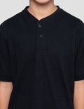 Nevada Solid Color Kaos Henley Anak Laki-laki