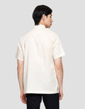 Cole Solid Texture Square W/ Pocket Baju Koko Pria