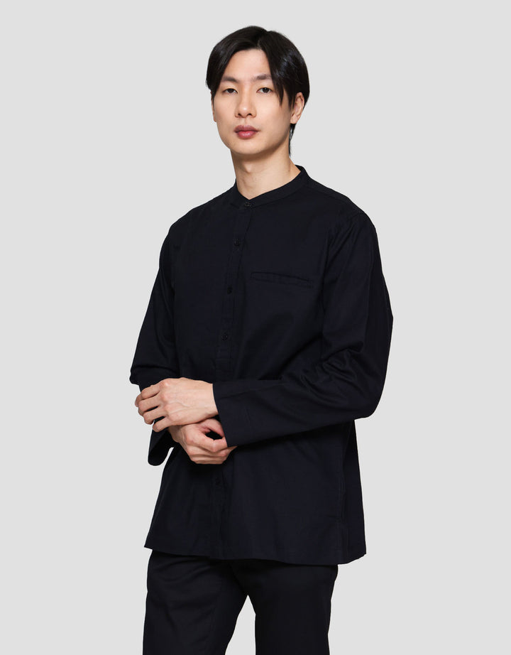 Cole Solid Texture Baju Koko Pria