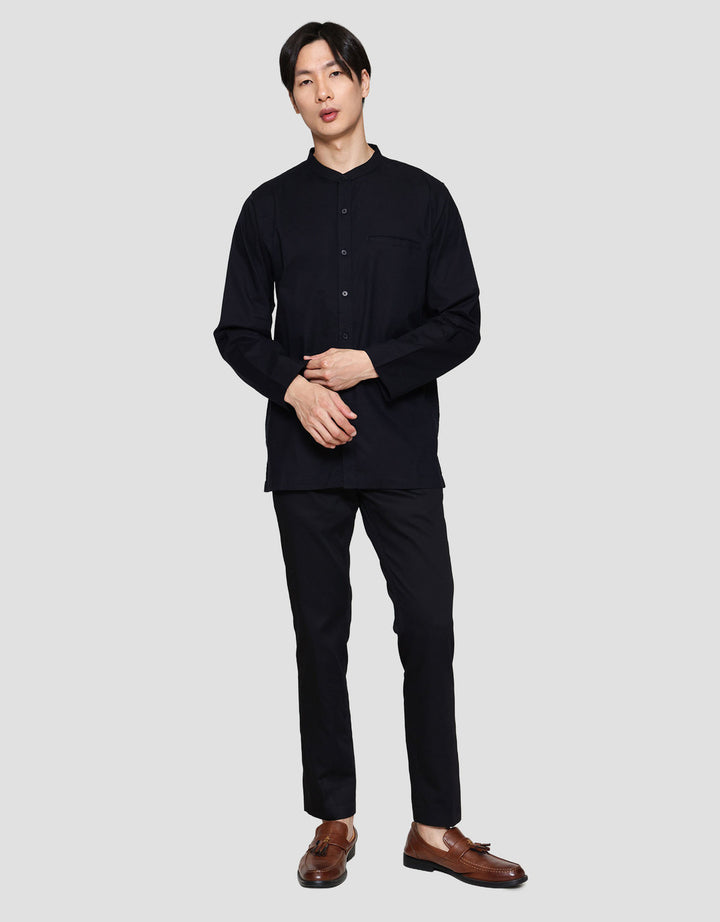 Cole Solid Texture Baju Koko Pria