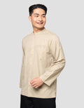 Cole Solid Texture 02 Slub Ganti Kemeja Koko Pria