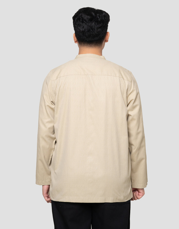 Cole Solid Texture 02 Slub Ganti Kemeja Koko Pria