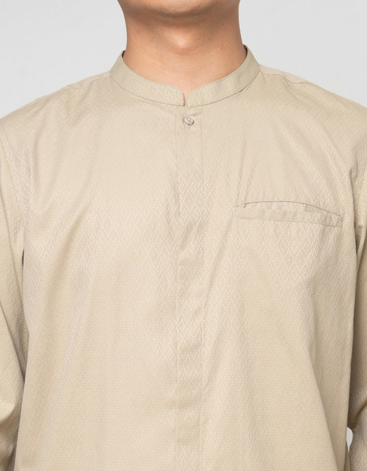 Cole Solid Texture 02 Slub Ganti Kemeja Koko Pria