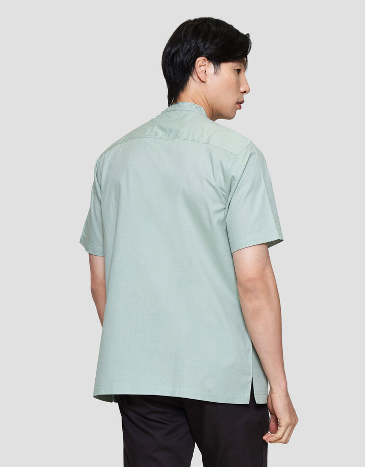 Cole Bordir Dobby Embro W/ Pocket Baju Koko Pria