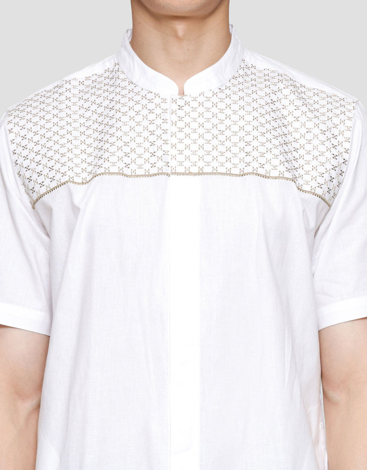 Cole Bordir Traditional Embro Yoke Simply Baju Koko Pria