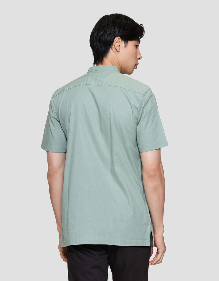 Cole Bordir Traditional Embro Yoke Baju Koko Pria