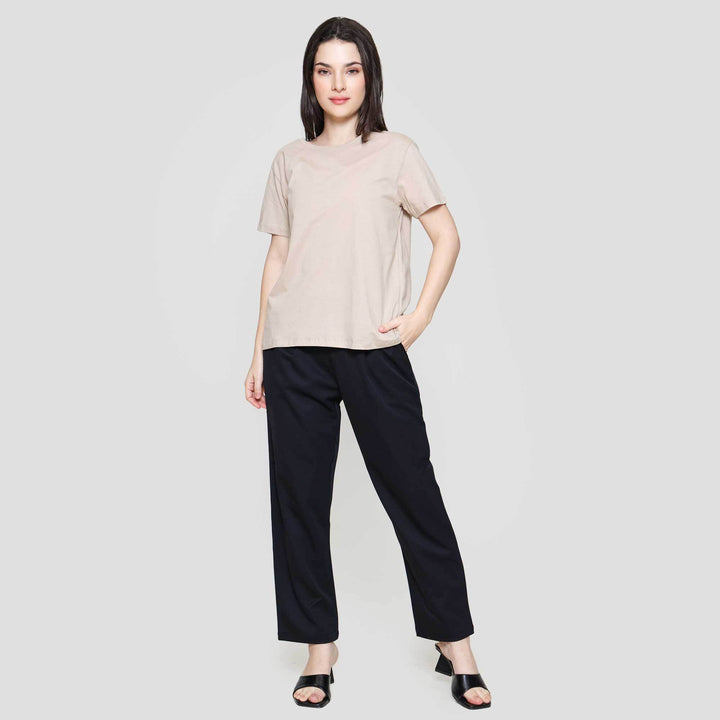 Connexion Knit Enzyme Basic Kaos Wanita