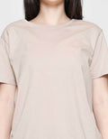 Connexion Knit Enzyme Basic Kaos Lengan Pendek Wanita