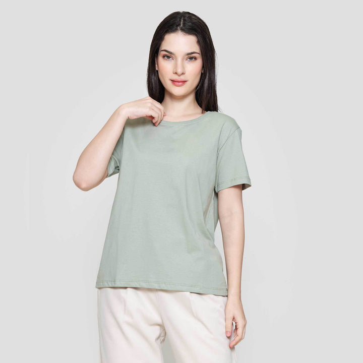 Connexion Knit Enzyme Basic Kaos Wanita