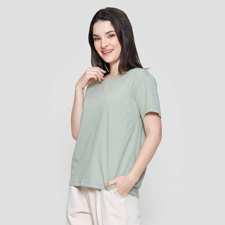 Connexion Knit Enzyme Basic Kaos Wanita