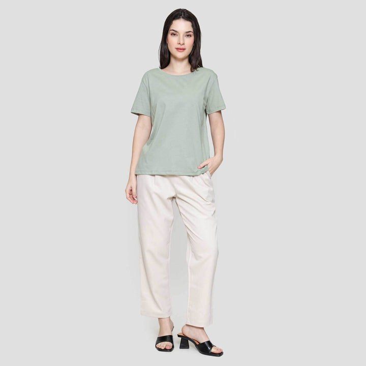 Connexion Knit Enzyme Basic Kaos Wanita
