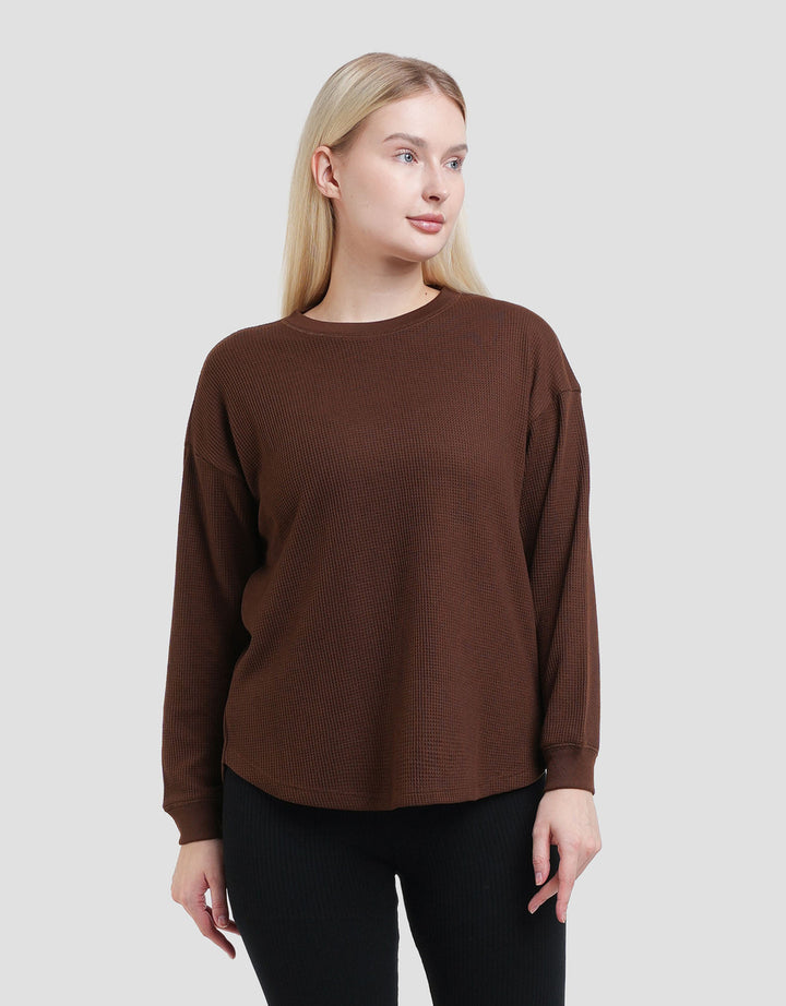 Connexion Waffle Text Kaos Wanita