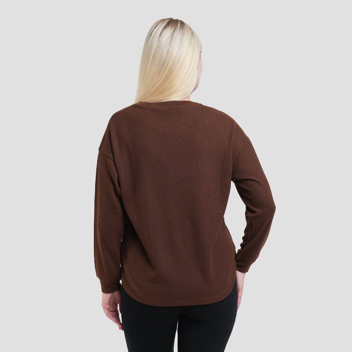 Connexion Waffle Text Kaos Wanita