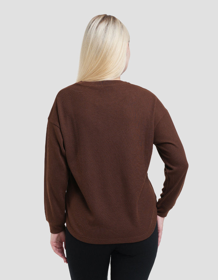 Connexion Waffle Text Kaos Wanita