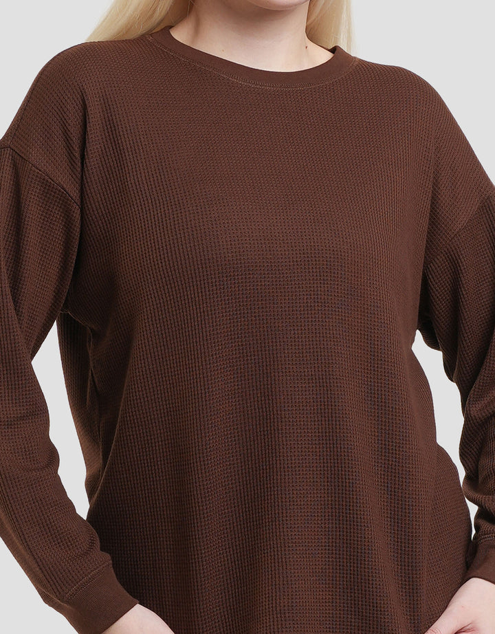 Connexion Waffle Text Kaos Wanita