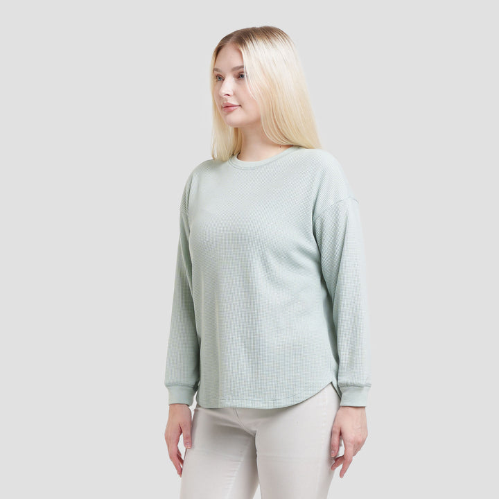 Connexion Waffle Text Kaos Wanita