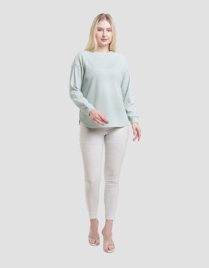 Connexion Waffle Text Kaos Wanita