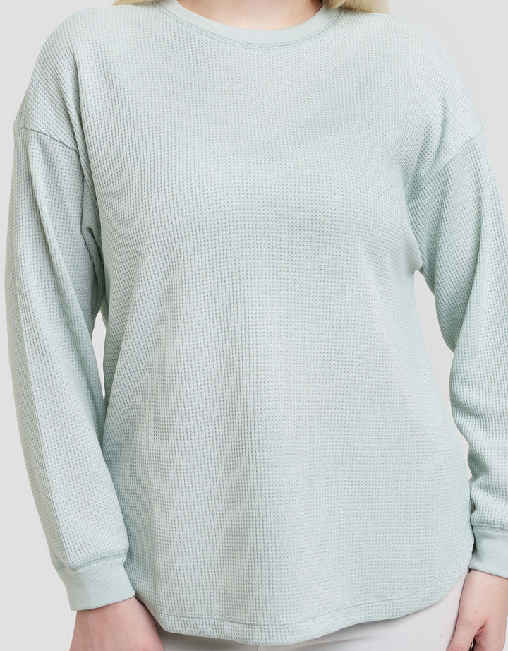 Connexion Waffle Text Kaos Wanita