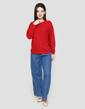 Connexion Waffle Kaos Lengan Panjang Wanita