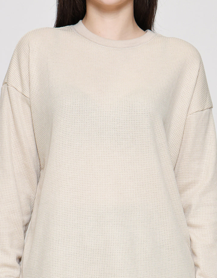 Connexion Waffle Text Kaos Wanita