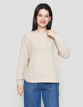 Connexion Waffle Kaos Lengan Panjang Wanita