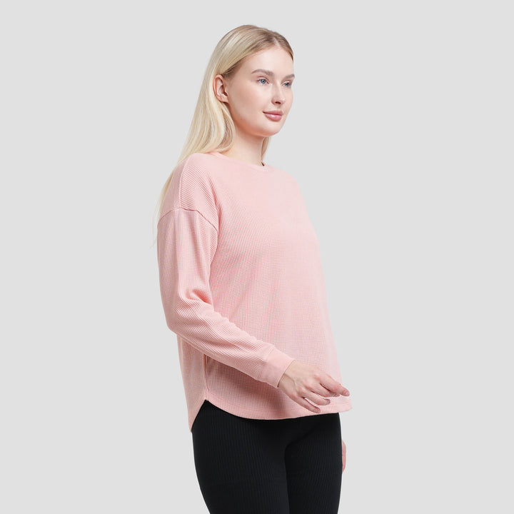 Connexion Waffle Text Kaos Wanita