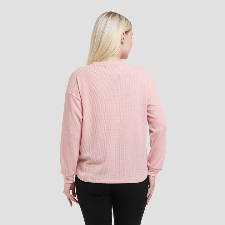 Connexion Waffle Text Kaos Wanita