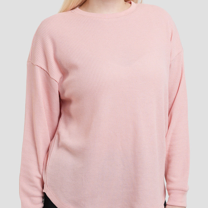 Connexion Waffle Text Kaos Wanita