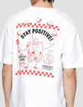 Aos Nickelodeon Theme Tbnd Spongebob Stay Posiitive Kaos Pria