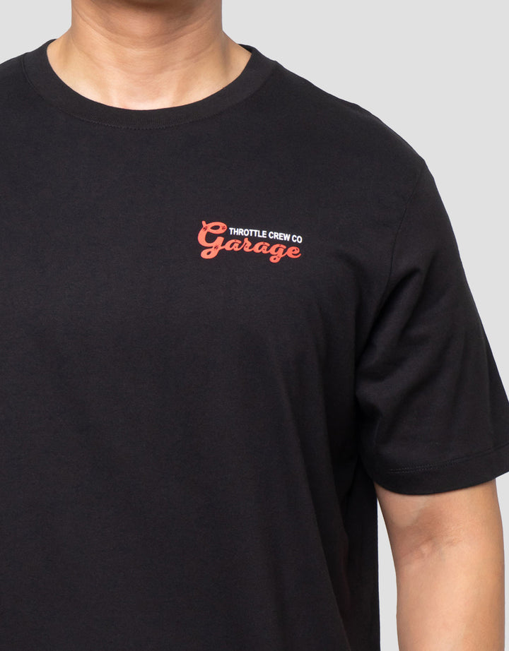 Aos Theme Rockstar Amped Garage Crew Co Kaos Pria