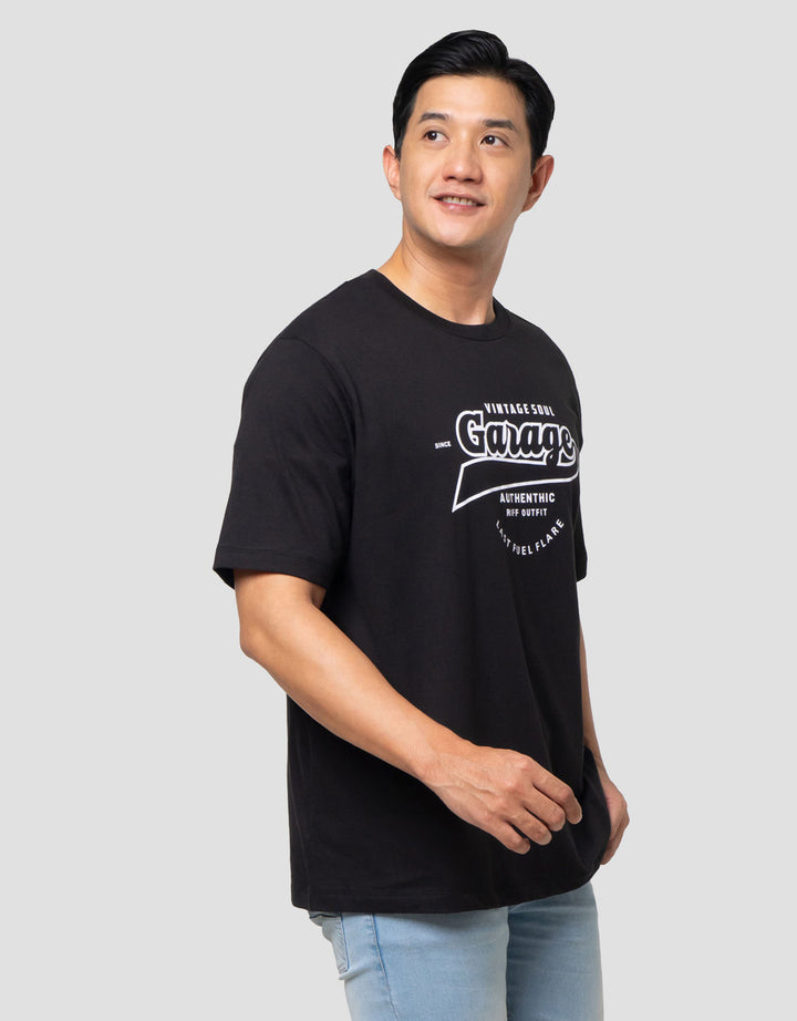 Aos Theme Rockstar Amped Garage Vintage Kaos Pria