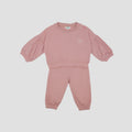 Little M Double Knit With Embro Pakaian Setelan Bayi
