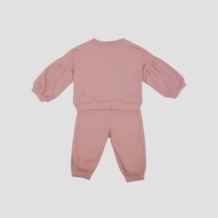 Little M Double Knit With Embro Pakaian Setelan Bayi