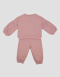 Little M Double Knit With Embro Pakaian Setelan Bayi