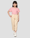 Little M Bordir Aop Flower Celana Panjang Anak Perempuan