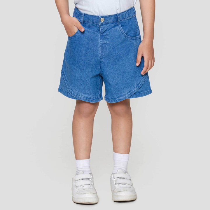 Little M Kantong Samping Celana Denim Anak Perempuan