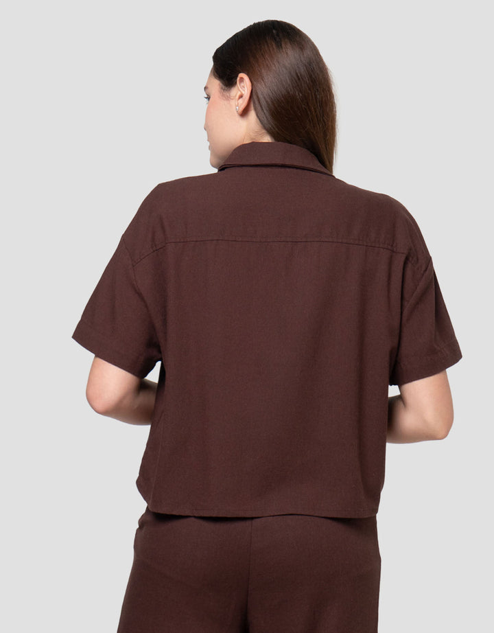 Nevada Rayon Linen Kemeja Wanita