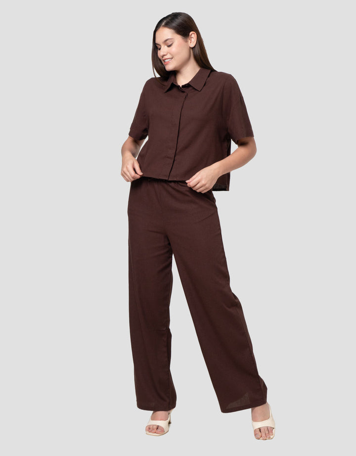 Nevada Rayon Linen Kemeja Wanita