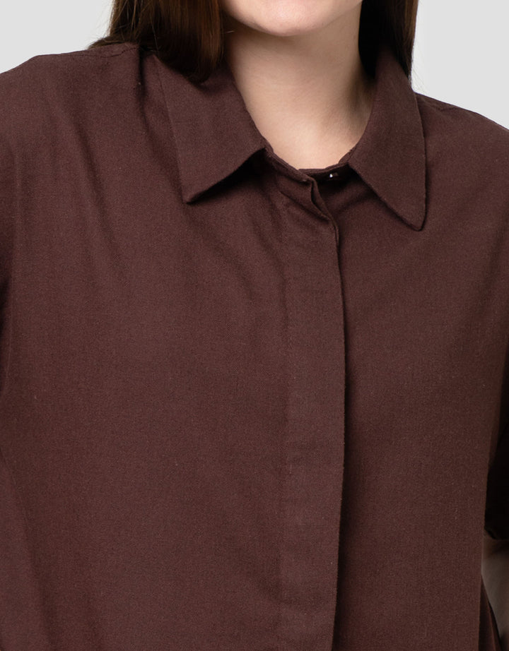 Nevada Rayon Linen Kemeja Wanita