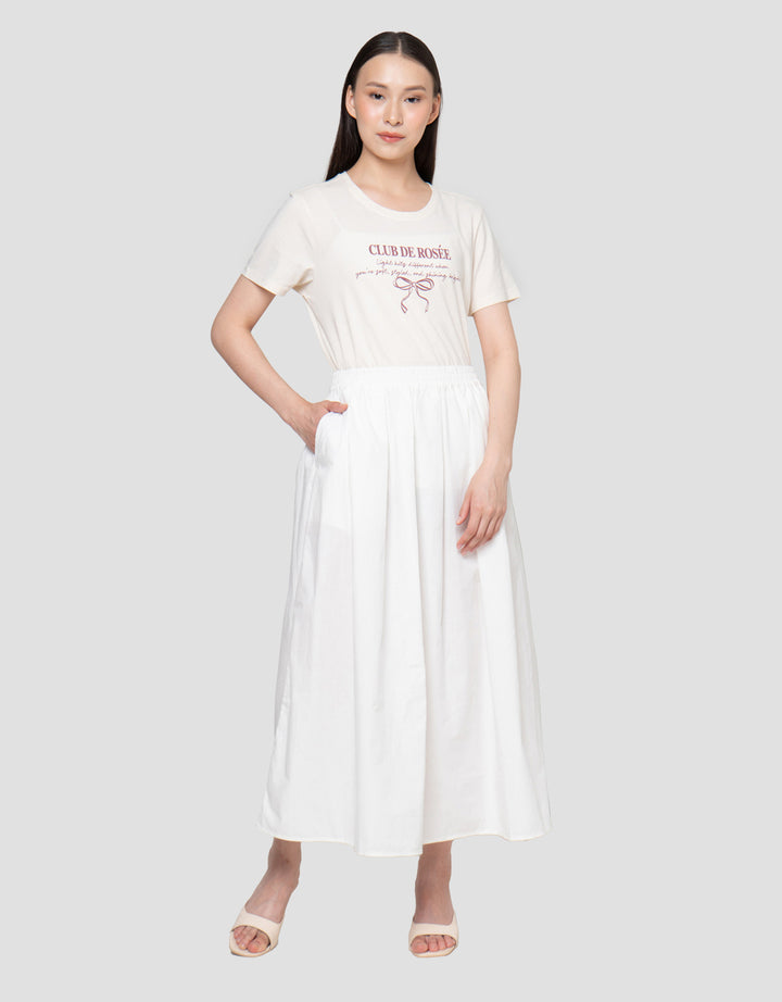 Nevada A Line Poplin Rok Panjang Wanita