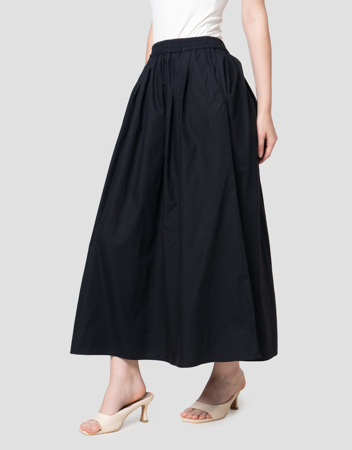 Nevada A Line Poplin Rok Panjang Wanita