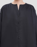 St. Yves Soft Cotton Buttoned Down Blouse Oversize Wanita