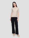 St. Yves Soft Touch Cable Knitted Blouse Wanita