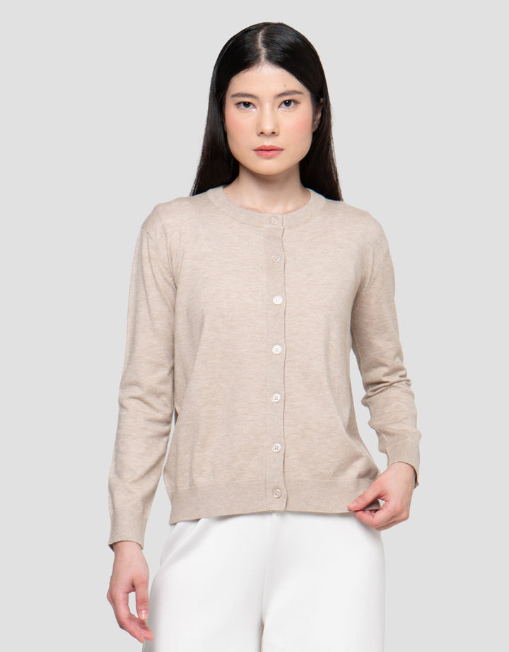 St. Yves Soft Touch Crew Neck Cardigan Wanita