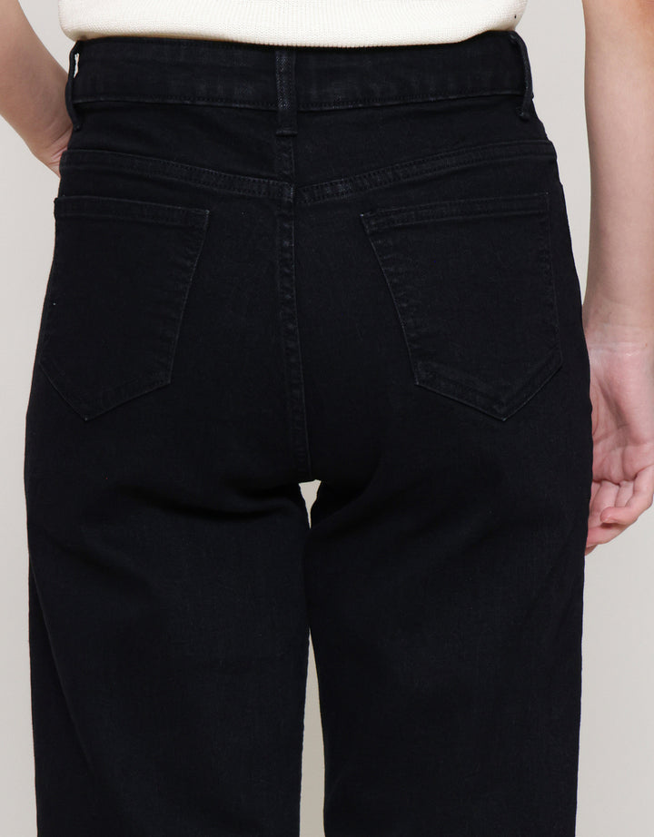 St. Yves Untrimmed Solid Celana Denim Wanita