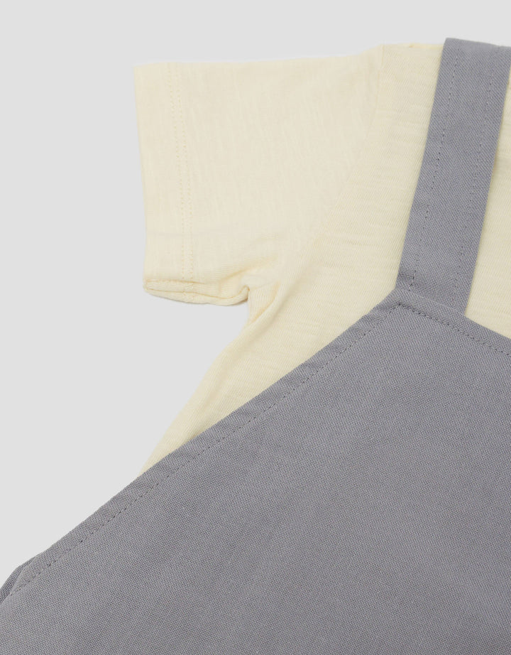 Little M Rami Polos With Slub Jumpusit Overall Bayi